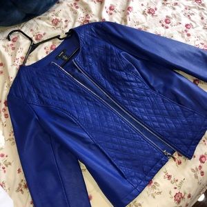 ALFANI Faux Leather Jacket